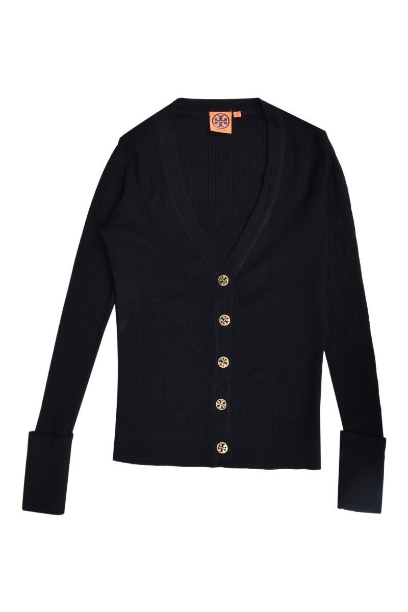 tory-burch-black-cardigan