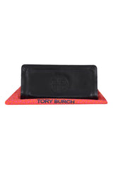 tory-burch-black-leather-clutch