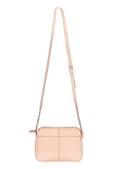 Tory Burch Ivy Leather Beige Crossbody Bag