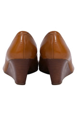 Tory Burch Justine Brown Wedges