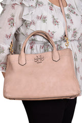 Tory Burch Mc Graw Triple Compartment Leather