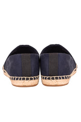 Tory Burch Navy Weston Flat Espadrilles