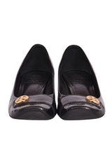 Tory Burch Patent Leather Block Heels