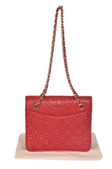 Tory Burch Red Fleming Shoulder Bag
