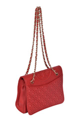 Tory Burch Red Fleming Shoulder Bag