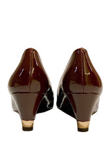 Tory Burch Patent Wedges