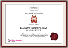 Valentino Red Bow Patent Leather Heels