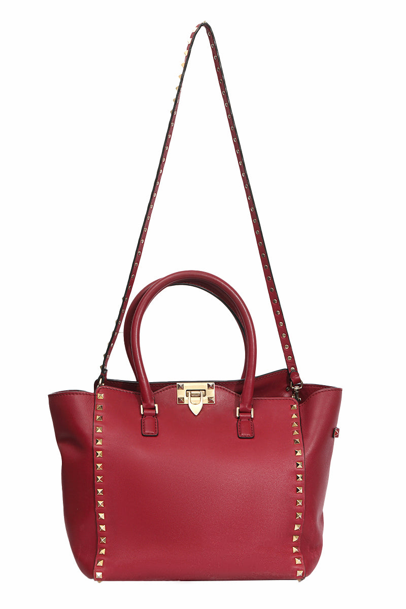 valentino-red-leather-rockstud-trapeze-bag