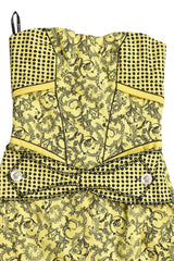 Versace Barocco Print Bodycon Dress