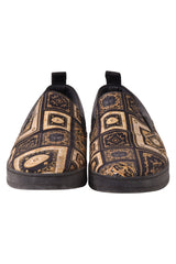 Versace Black & Gold Loafers