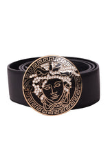 Versace Classic Medusa Medallion Leather Belt