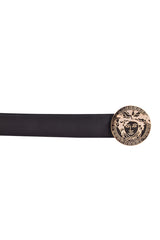 Versace Classic Medusa Medallion Leather Belt