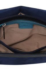 versace-green-patent-and-blue-suede-flap-shoulder-bag