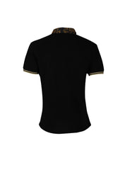 Versace Jeans Couture Black Printed T Shirt