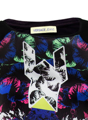 Versace Jeans Couture Black Printed Top