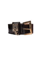 Versace Jeans Couture (Vjc) Brown Monogram Vjc Belt