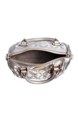 Versace Leather Trimmed Nylon Tote Bag