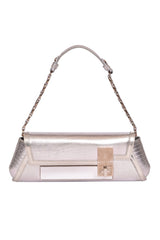 Versace Metallic Leather Sling Bag