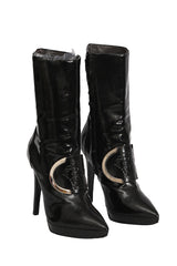 Versace Patent Leather EU 36 Boots