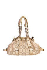 Versace Vintage Medusa Golden Chain Strap Shoulder Bag