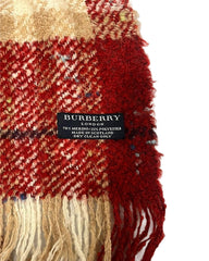 Burberry Red/Beige Muffler 