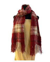 Burberry Red/Beige Muffler 
