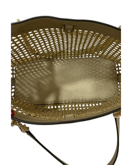 Michael Kors Large Woven Braided Leather Tote