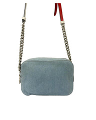 Christian Louboutin Blue Mini Rubylou Love Crossbody Bag