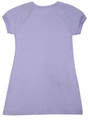 Young Versace Lilac Gold Baroque Embroidered Dress