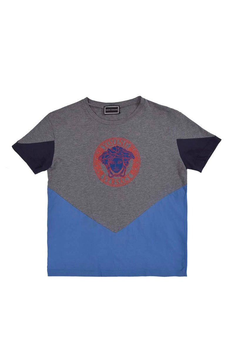 Young Versace Medusa Logo T Shirt