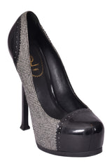 Ysltweedcaptoe Heels