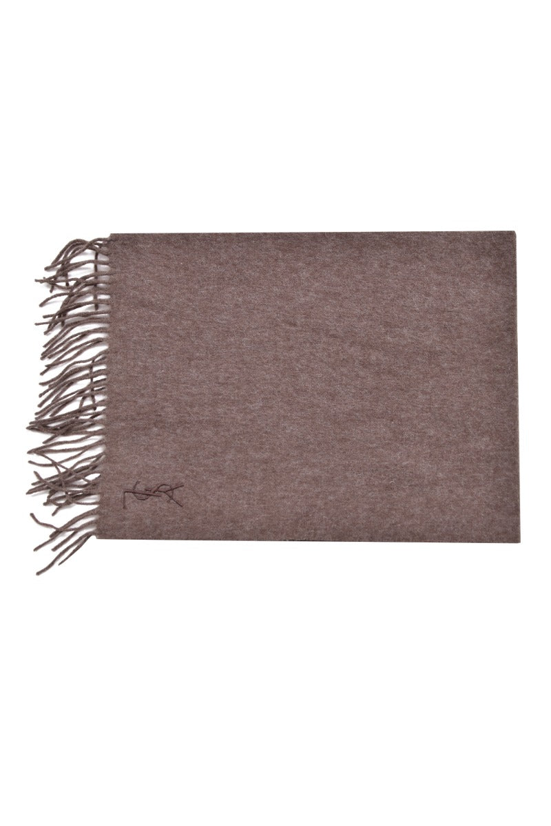 yves-saint-laurent-brown-100-pure-wool-scarf