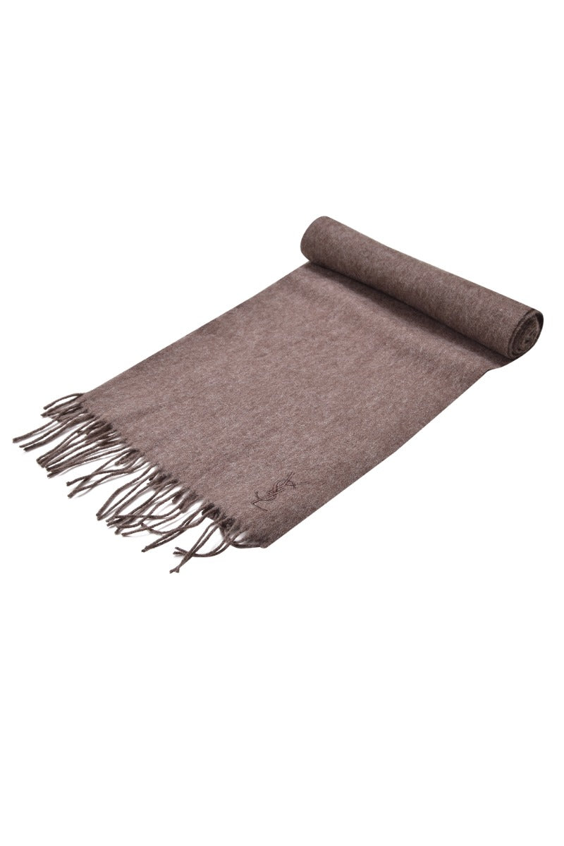 yves-saint-laurent-brown-100-pure-wool-scarf