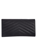 Yves Saint Laurent Cassandre Matelasse Flap Wallet