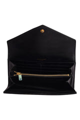 Yves Saint Laurent Cassandre Matelasse Flap Wallet