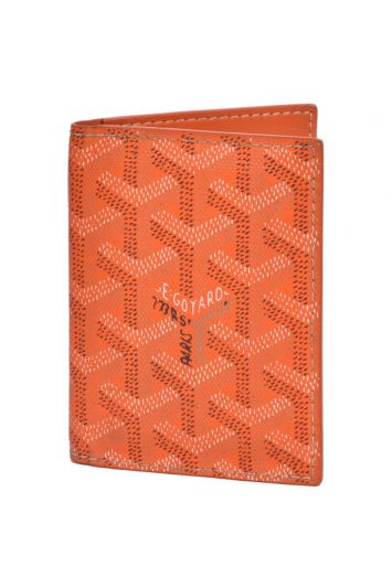 Goyard Orange Leather Wallet