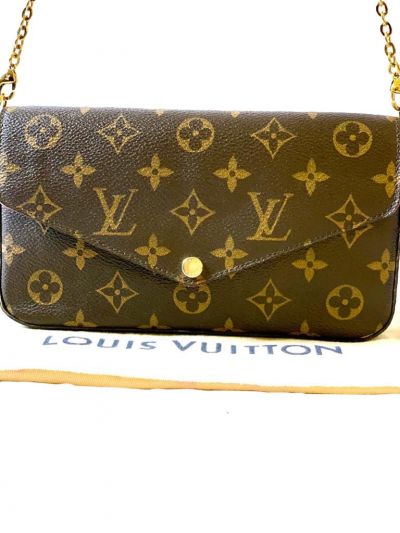 Louis Vuitton Monogram Pochette Felicie Crossbody with Pivoine Interior - A  World Of Goods For You, LLC