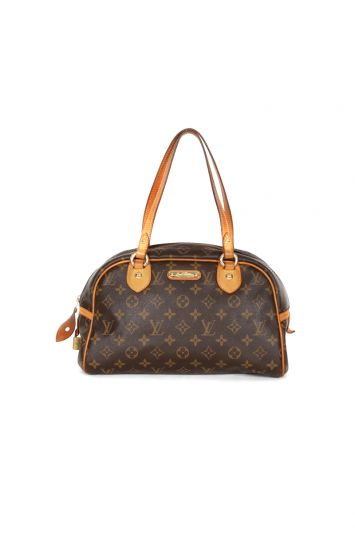 Pre-Owned Louis Vuitton Montorgueuil PM Brown 