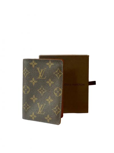 Brown Monogram Repurposed LV Large Passport Wallet