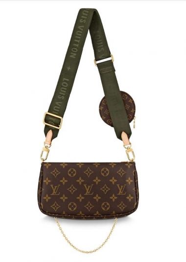 Louis Vuitton Red Accent Crossbody