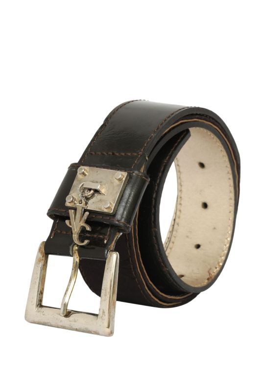 Versace Jeans Couture 36 inches / 90 cms Brown Monogram Belt 