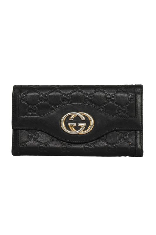 Gucci GG Guccissima Flap Long Wallet