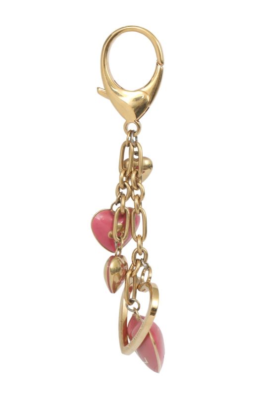 Louis Vuitton Gold Heart Charms