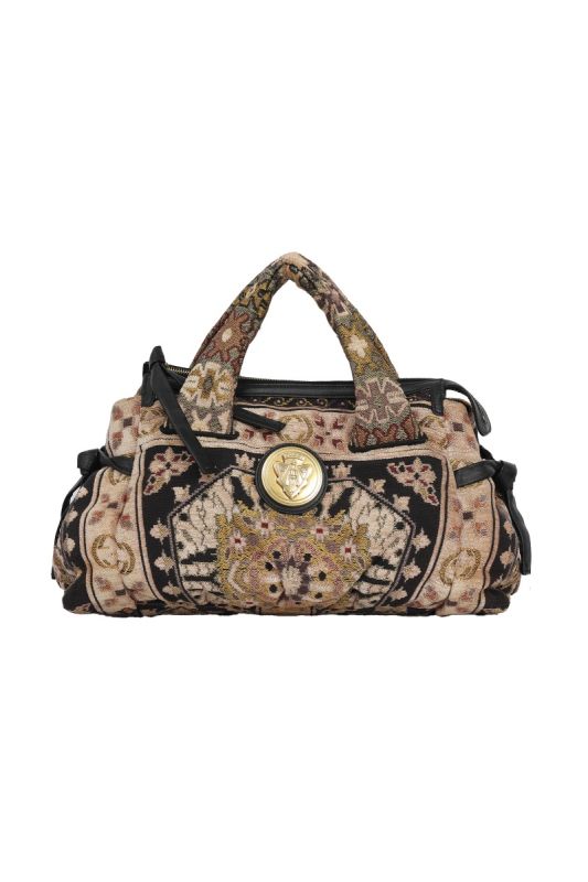 Gucci Hysteria Embroidered Tapestry Large Handbag