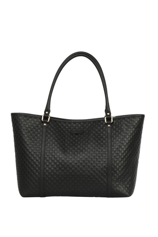 Gucci Micro Guccissima Black Leather bag