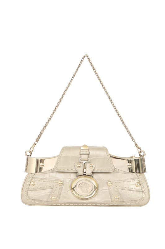 Versace Medusa Golden Resin Bubble Shoulder Bag