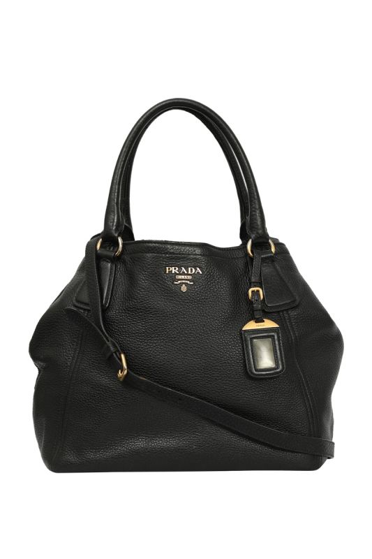 Prada Vitello Daino Leather Handbag