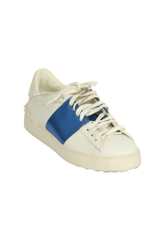 Valentino EU 37 Leather Open Low Top Sneaker 