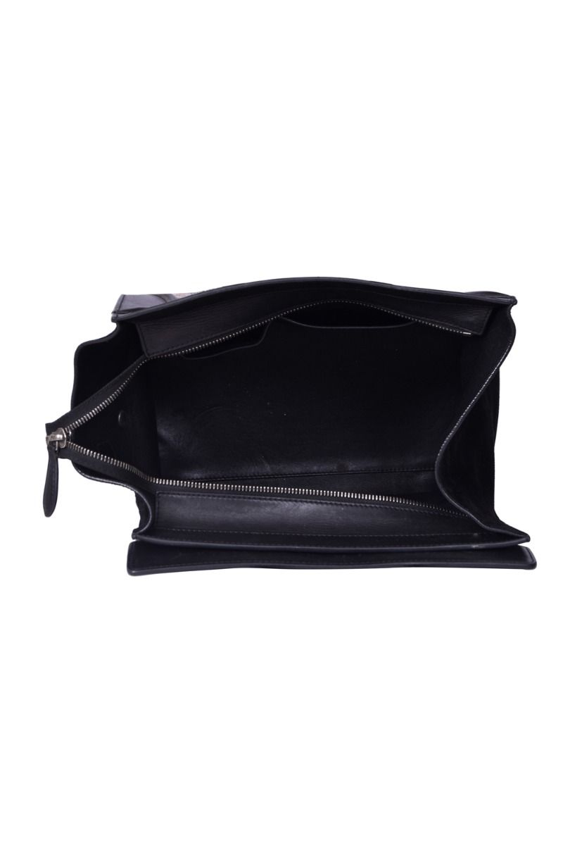 Vintage Celine Black Leather Crossbody Bag Purse M95 Made In Italy | eBay