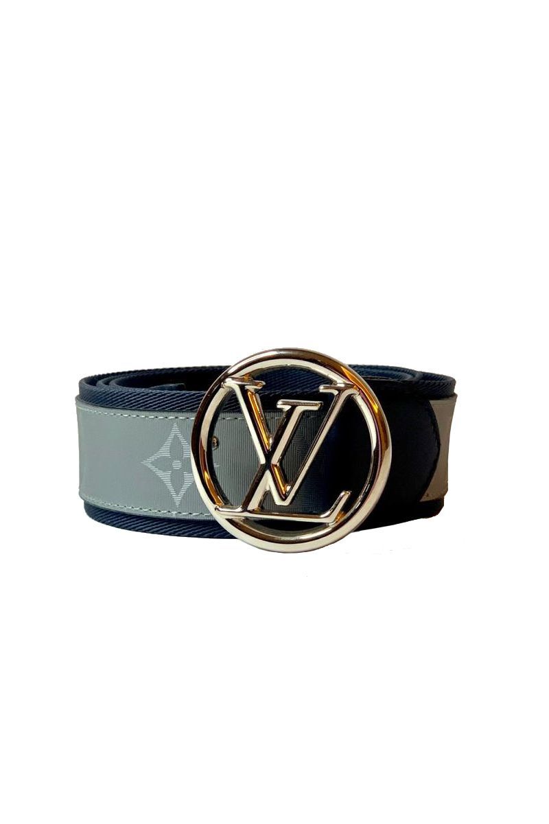 Louis Vuitton - Authenticated LV Circle Belt - Leather Brown for Men, Very Good Condition